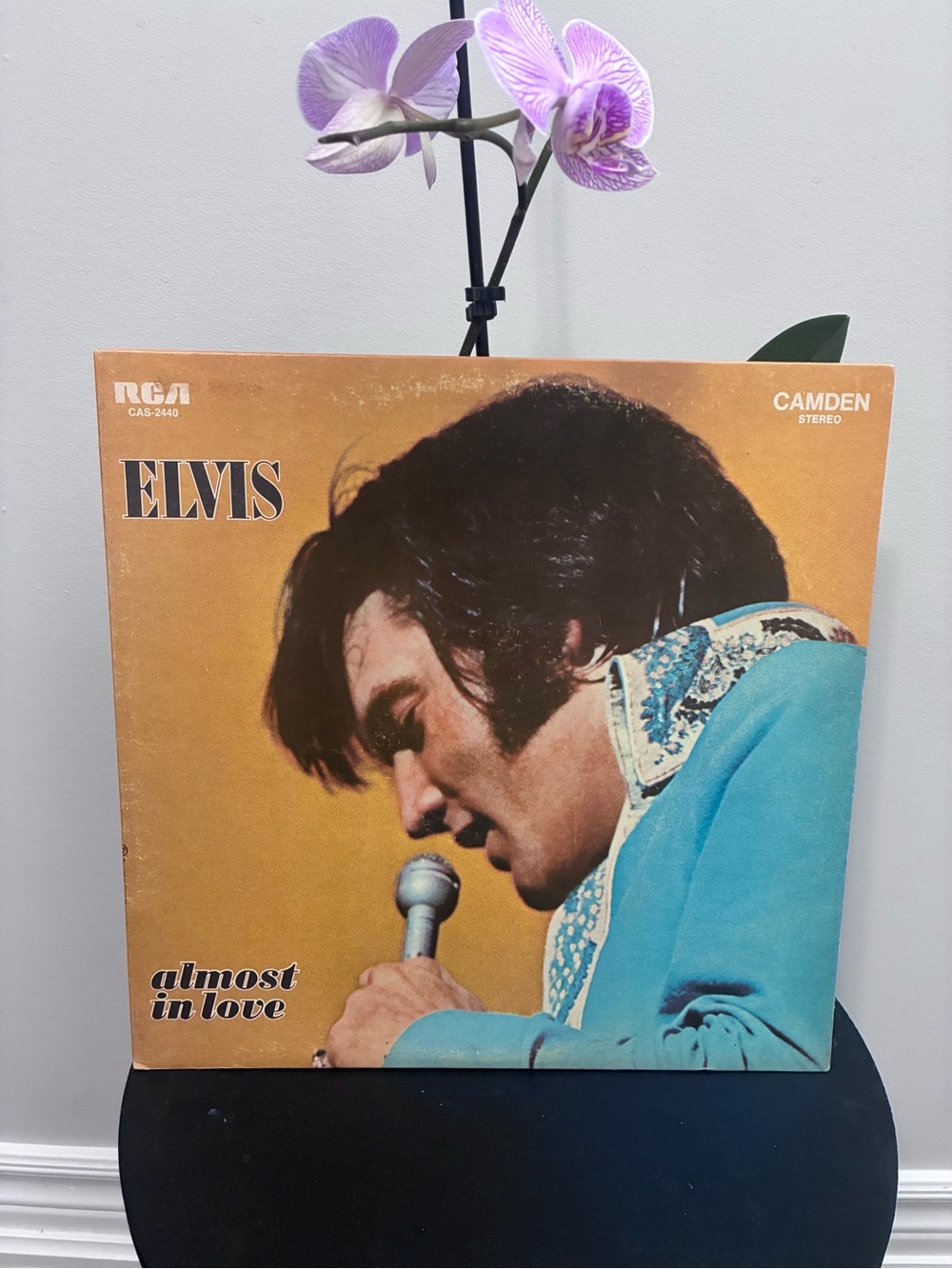 Elvis 'Almost in Love' Vinyl Album - RCA Camden - Turquoise Jacket